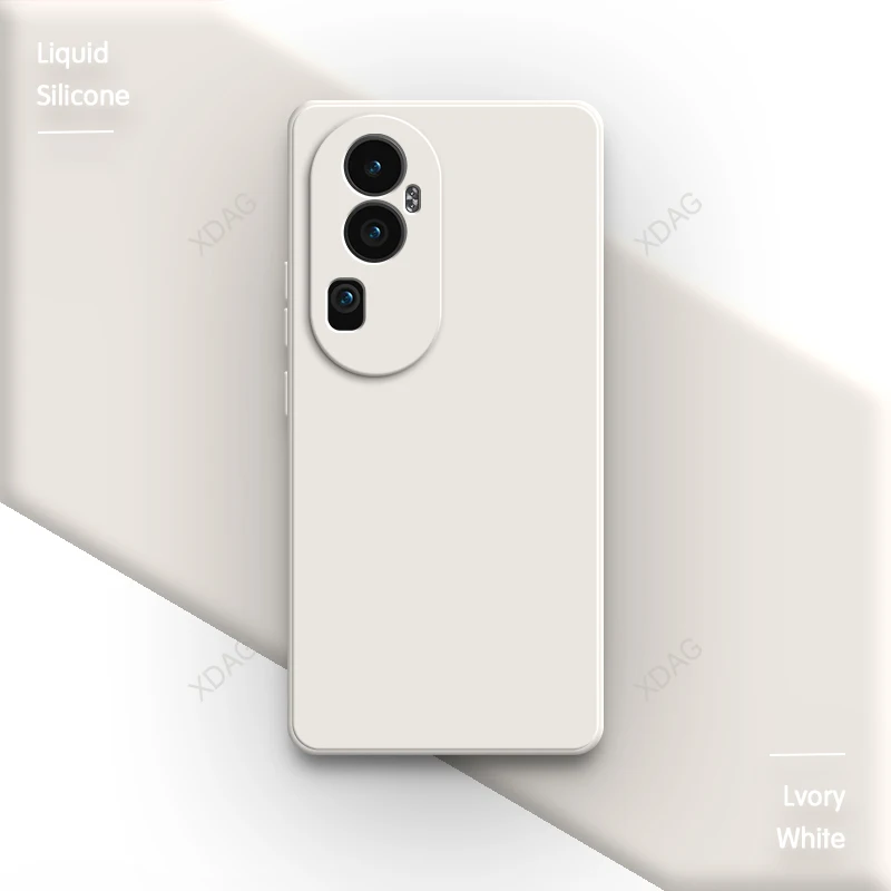 Premium Liquid Silicone Phone Case with Lens Protection - Classic Design