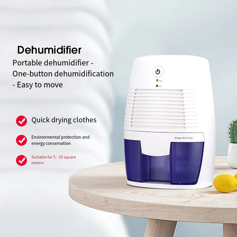 Portable Dehumidifier Air Purifier USB Mute Moisture Absorbers