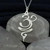Breathe Gold-color Necklace Simple Smooth Spiritual Yoga Symbol Handmade Minimalist Necklace Thanksgiving Day Jewelry Gifts 3