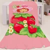 Camping Blanket for Sofa Decoration Strawberry Shortcake Thermal Blankets for Bed Character Blanket King Size Microfiber Bedding 3