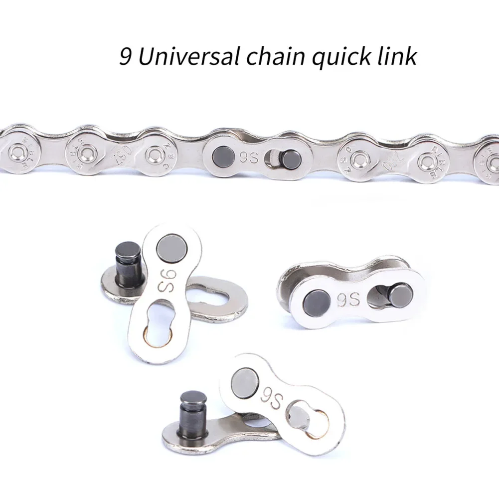 5 Set MTB Road Bike Chain Link Connector Lock Set 6/7/8/9/10/11/12 Speed Steel Bicycle Chain Joint Magic Buckles