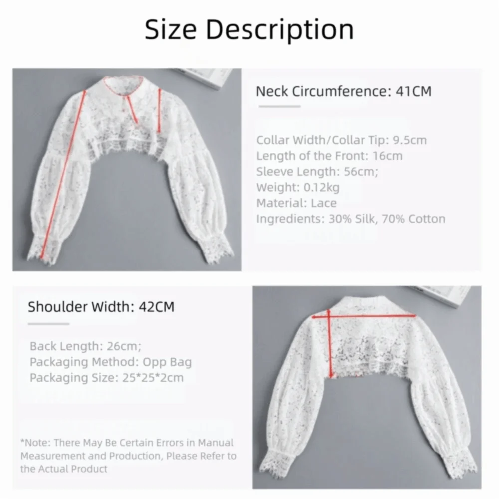 Cute Lace Sunscreen Shawl Chiffon Floral Sunscreen Cardigan Clothes Accessories Girl