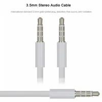 Cord 3.5 mm To 3.5mm Plug Stereo Gold-plated Plug Car Aux Cord Audio Cable Audio Wire Aux Cable Speaker Auxiliary Cable