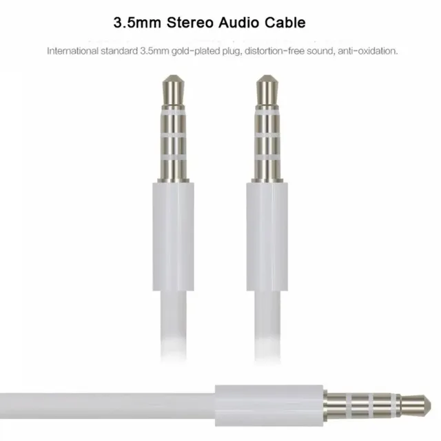 Cord 3.5 mm To 3.5mm Plug Stereo Gold-plated Plug Car Aux Cord Audio Cable Audio Wire Aux Cable Speaker Auxiliary Cable