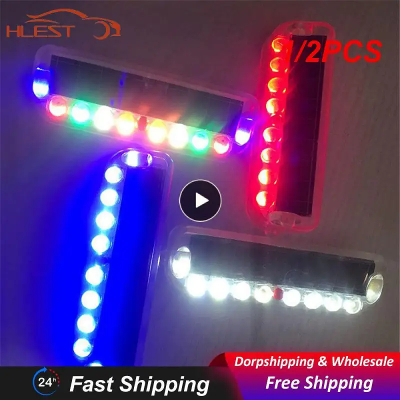 

1/2 шт., Автомобильные светодиодные лампы-вспышки