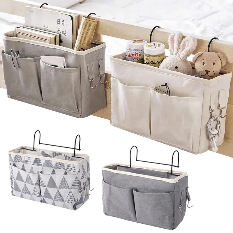 Portable Baby Care Essentials Hanging Organizers Crib Storage Cradle Baby Crib Organizer Diaper Bag Linen Bed Accessories crib organizer bag,storage organizer,storage bag,crib storage bag