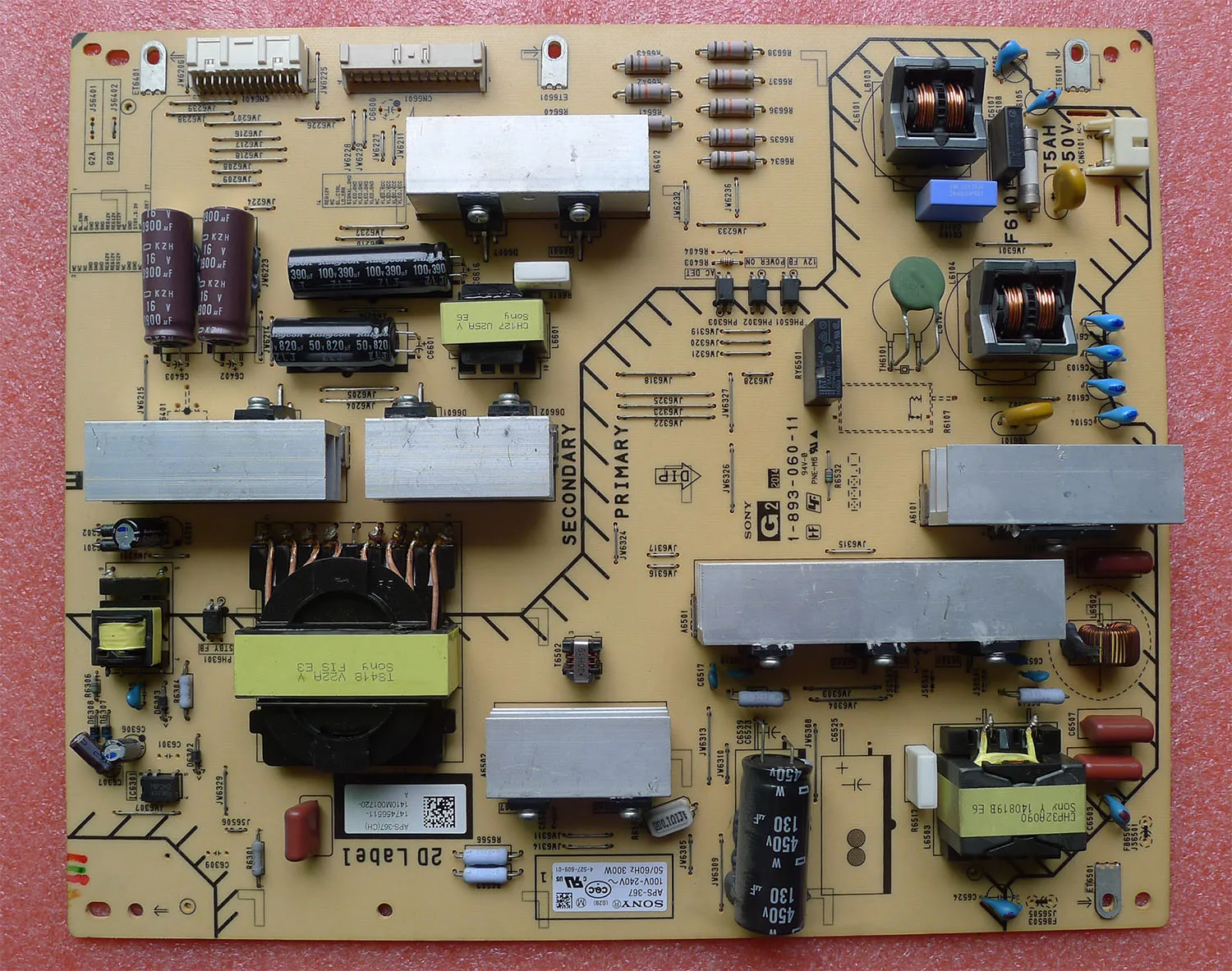 

KDL-60W850B 1-893-060-11 APS-367