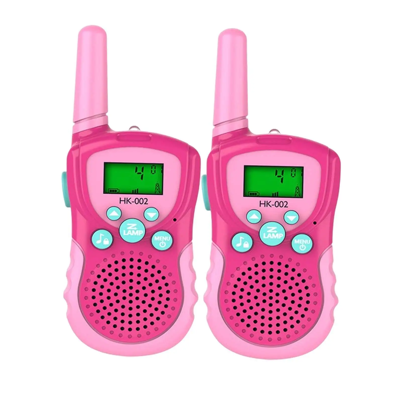 

2x Walkie Talkies for Kids Birthday Gift 2km Range Easy to Use Outdoor Toy for 3-12 Years Old Outdoor Hiking Indoor Boys Girls