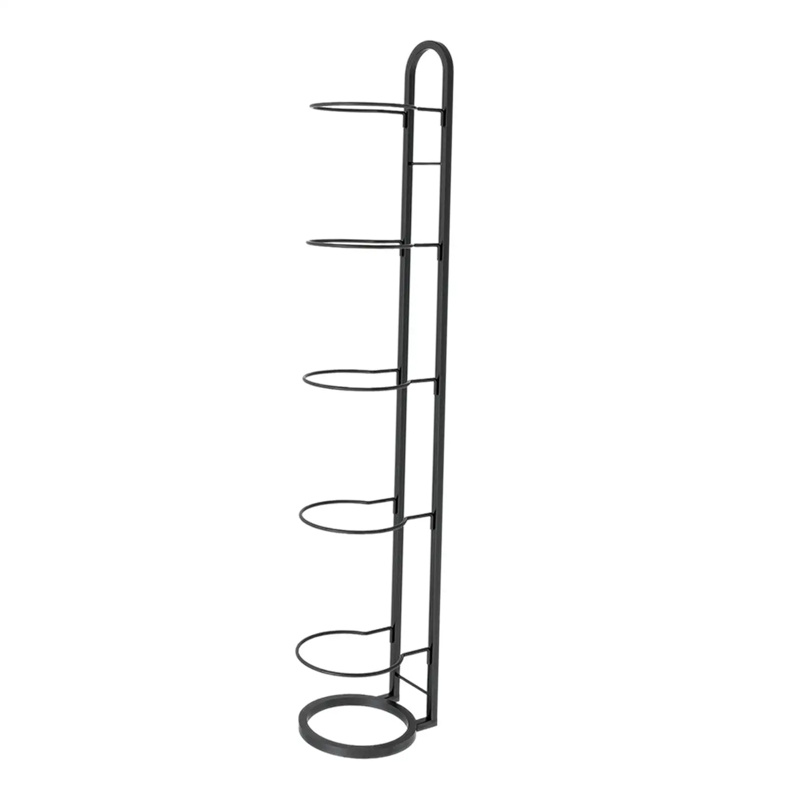 Basketball Storage Shelf Vertical Ball Storage Free Standing Sport Equipment Organizer 5 Tier Ball Rack Kindergarten sports ball storage rack