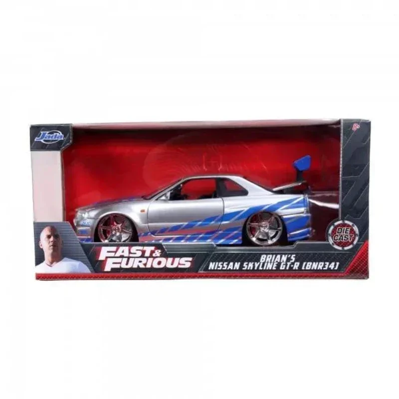 Jada 1:24 Nissan Skyline GT-R R34 Diecasts & Toy Vehicles