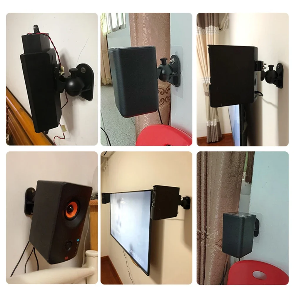 Logitech, ajustável Swivel Stands Grampos, Home Theater,