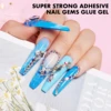 30g Makartt Rhinestone Glue with Royal Blue Glass Crystal Kit  for Shine Nail Art Manicure Makeup DIY Decoration Gem Jewelry 6