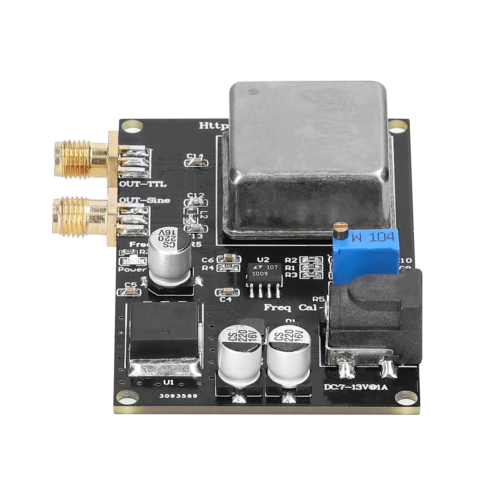 OCXO-10MHz Frequency Reference Module Frequency Reference Source Low Phase Noise for Sound System Decoder Meter signal generator