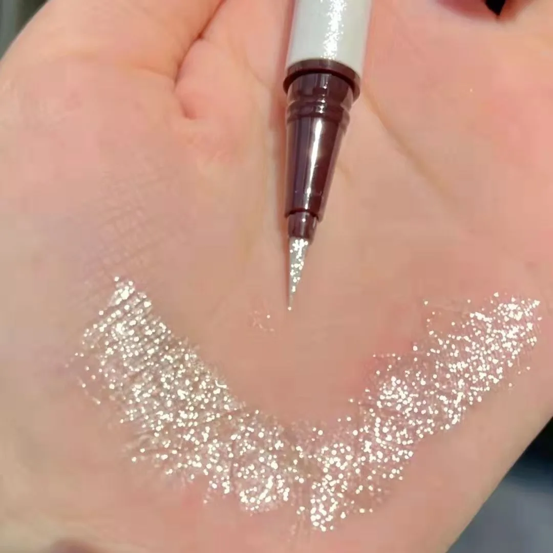 Eyeshadow Pencil DIKALU Flash Breaking Drill Lying Silkworm Pen Eyeliner Natural Long-Lasting
