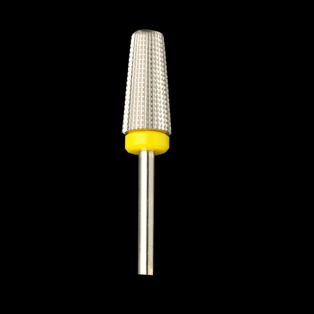 5 in 1 Tapered Safety Carbide Nail Drill Bits nail drill bit nail drill bits With Cut Drills Carbide Milling Cutter For Manicure Remove Gel Nails Accessories