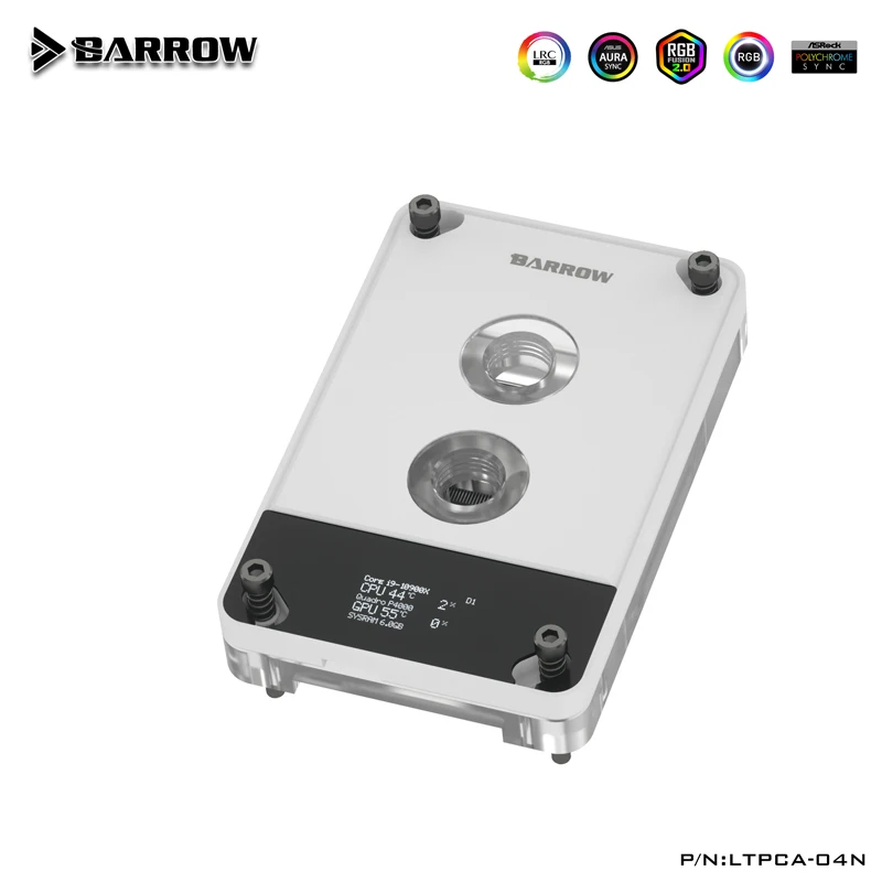 Barrow CPU Water Block AM5 PC Monitor Display Screen Free