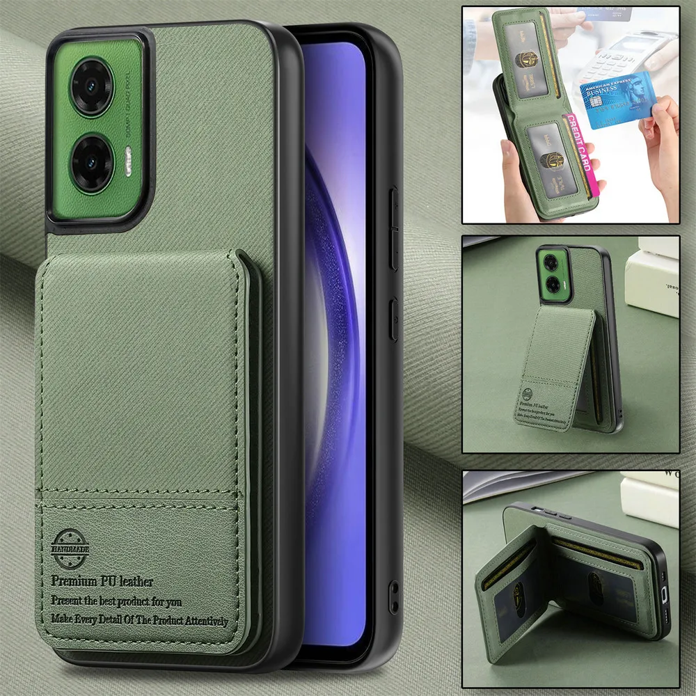 RFID Block Leather Card Case Back Cover