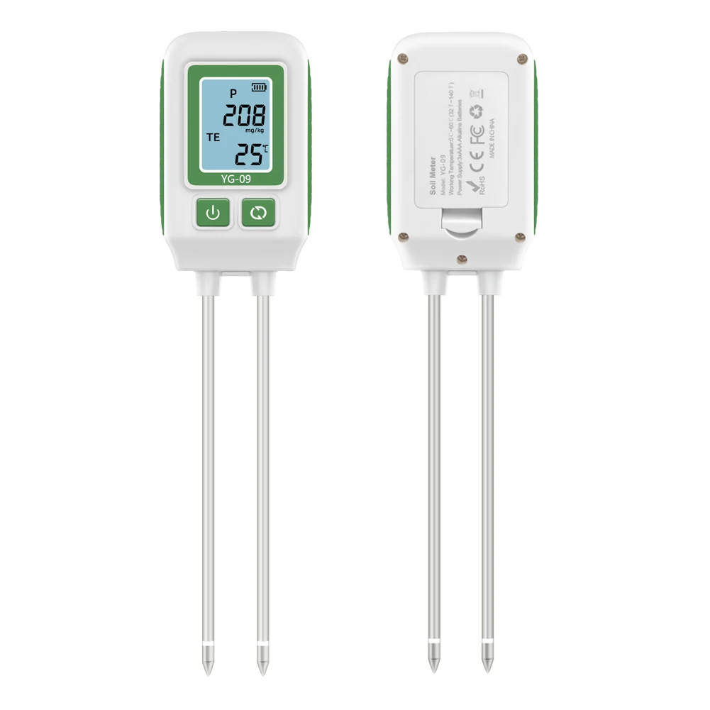 Soil NPK Analyser Meter 0-1999mg/kg Dual Needle Nitrogen Phosphorus Potassium De