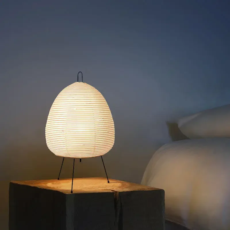 

Lounge Hotel Paper Lamp Creative Simple Lantern Bedroom Bedside Art Table Lamp Lampka Biurkowa Living Room Design Decorative