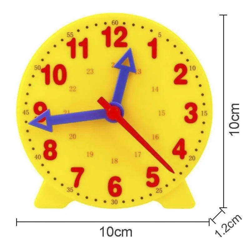 Children Montessori Clock Educational Toys Hour Minute Second Cognition Colorful Clocks Toys Kids Early Preschool Teaching Aids 6