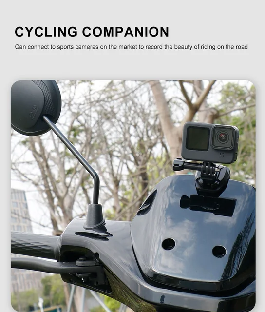 Dji Action K&F Concept Motorcycle Windshield Clip Mount For