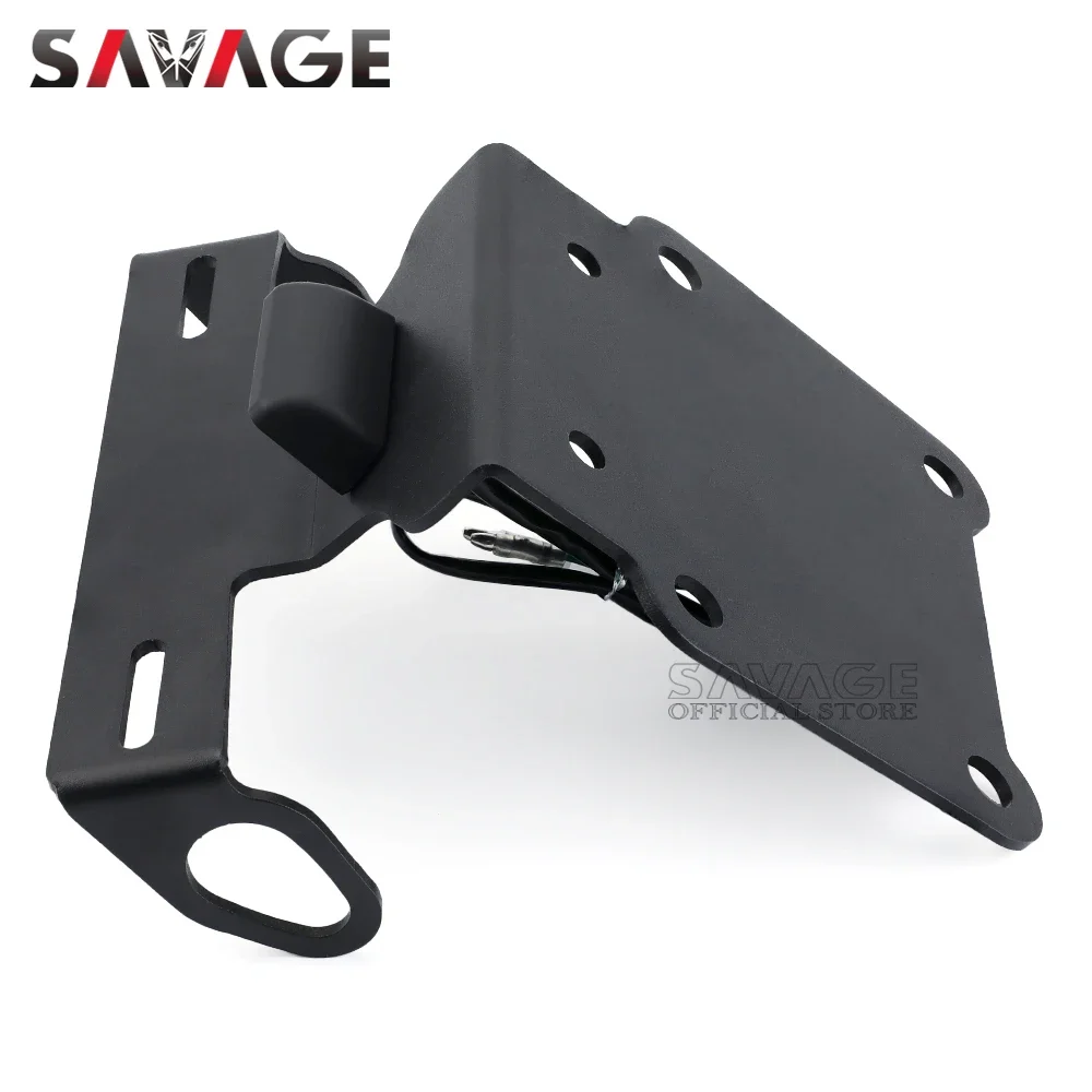 License Plate Holder For YAMAHA Tenere 700 World Raid XTZ700 RALLY T7-2025 Motorcycle Tail Tidy Fender Eliminator LED Light motorcycle license plate holder