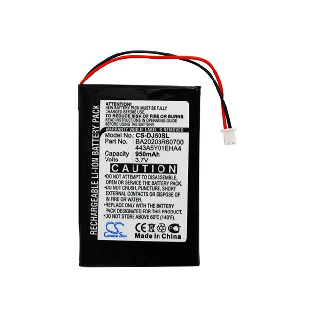 Batteria Cameron Sino 950Mah Per Dell Jukebox Dj 5Gb Jukebox Hvd3T Muslimexayb