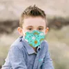 5pcs N-95 Children'S Rainbow Printed Outdoor Prevention Fish Mask Face  Cubre Bocas Desechables Disposable Mouths Covers 6
