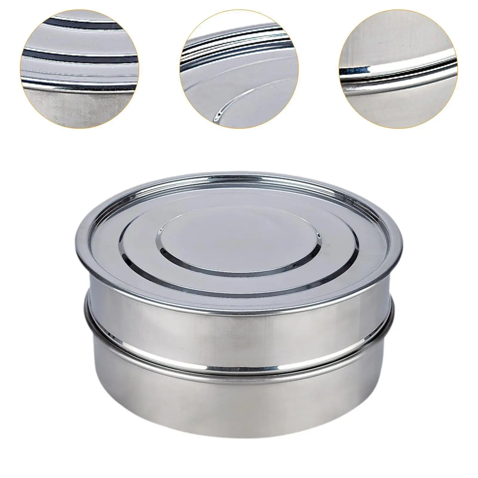8.5inch stainless steel seed sprouting kit stackable round sprouting tray sprout maker growing tray for broccoli beans alfalfa sprouting jars kit