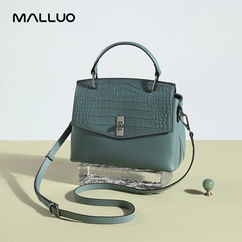 Cowhide Genuine Leather Women's Handbag Vintage Tote Bag Luxury Brand Female Crossbody Fashion Shoulder Satchel Bags For Ladies