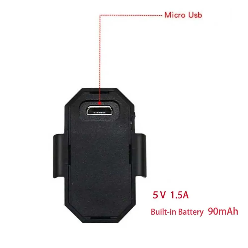 Motorcycle LED Lights 1pc Mini Signal 7 Colors Drone Strobe Lamp For Car Bike Scooter Aircraft Flash Turn Signal Indicator