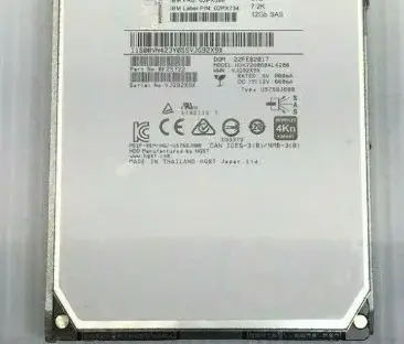 For 01EJ075 01AC606 8TB 8T NL SAS 3 5 01DE393 V5000 Gen2 hard drive