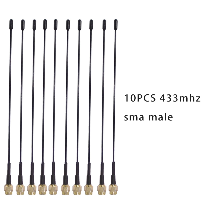 433Mhz 안테나 5dbi Sma 수 플러그 커넥터 스트레이트 433MHz 탄소강 구부릴 수 있는 안테나 LORA LORAWAN 433 IOT antena