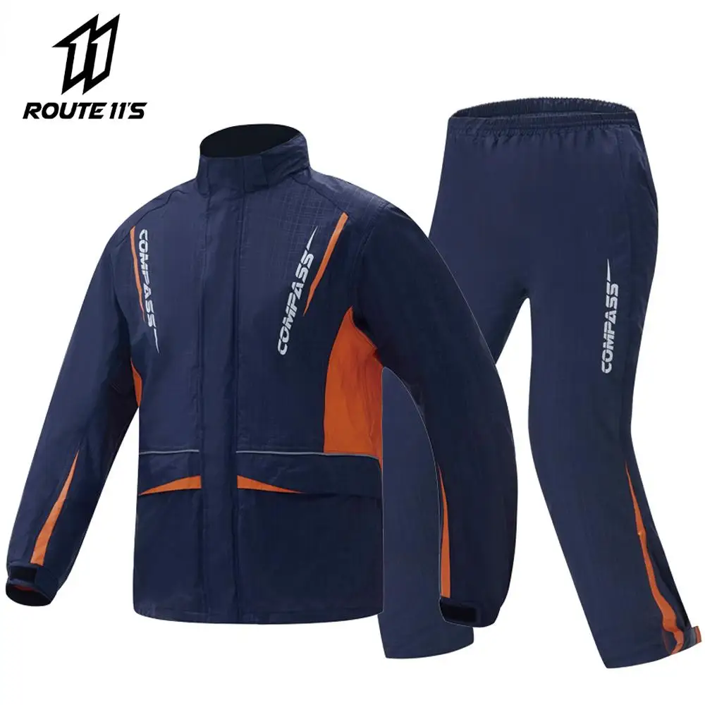 

Moto Rain Clothes Rain Cover For Biker Motorcycle Raincoat Waterproof Raincoat Man Jacket Pant Suit Reflective Fishing Clothing