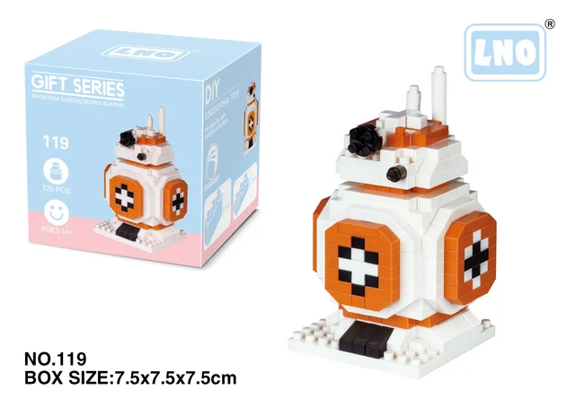 Star Wars Creative building blocks mini toys Darth Vader, Stormtrooper model Puzzle building blocks Yoda character gift toys 4