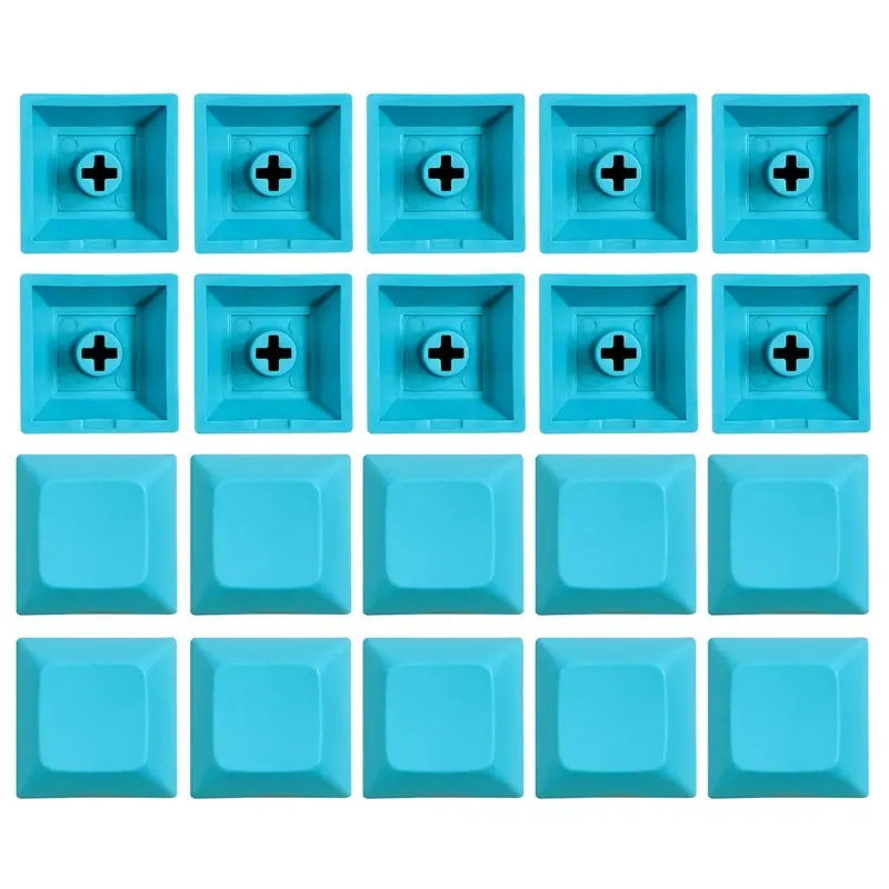 20PCS DSA 1U Keycap Set PBT Blank Keycaps DSA Profile 1U Height Keycap Set For Gaming Mechanical Keyboard image 9