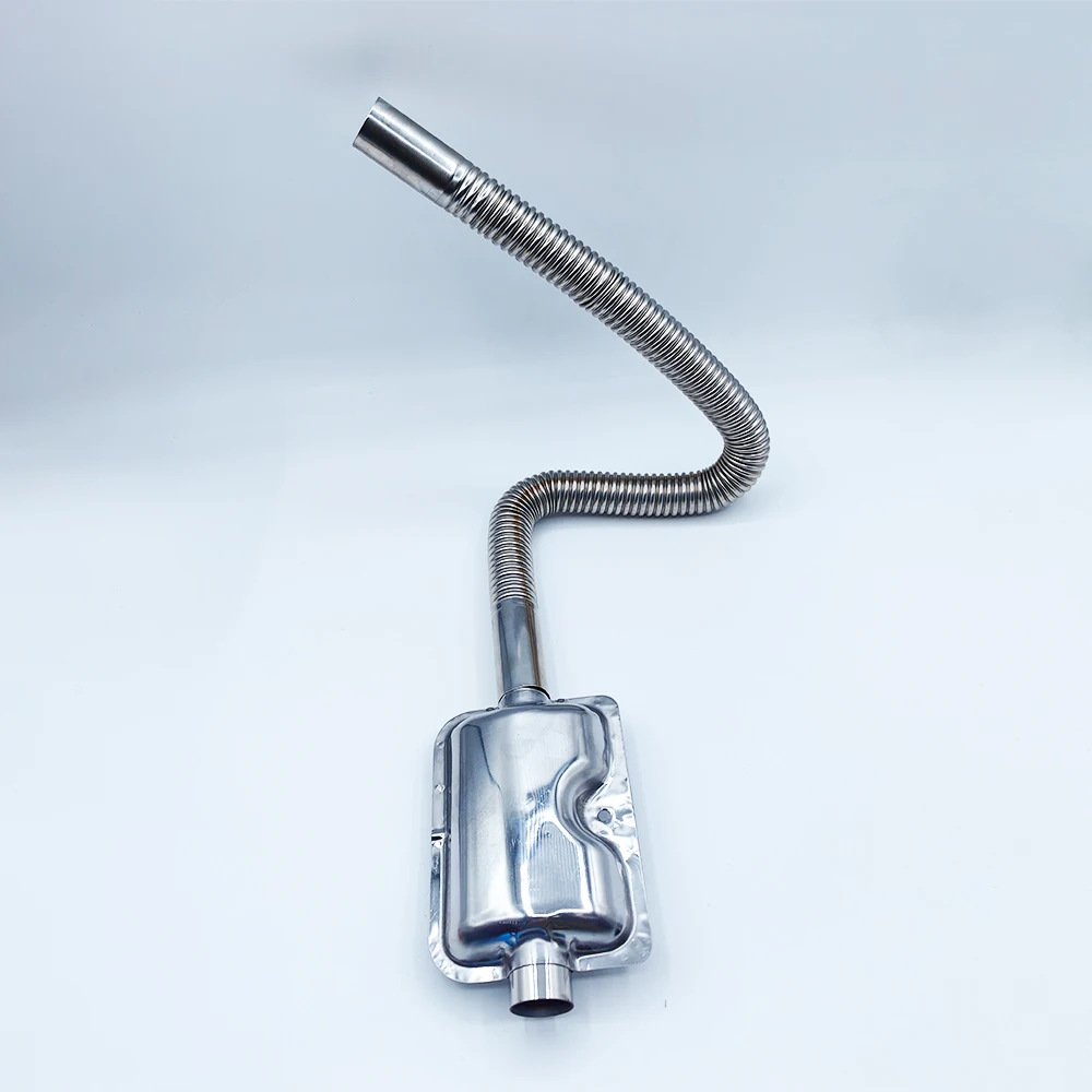 24mm 머플러 소음기 공기 디젤 주차 히터 배기 파이프 알루미늄 합금 자동차 트럭 캠핑카 밴용 소형