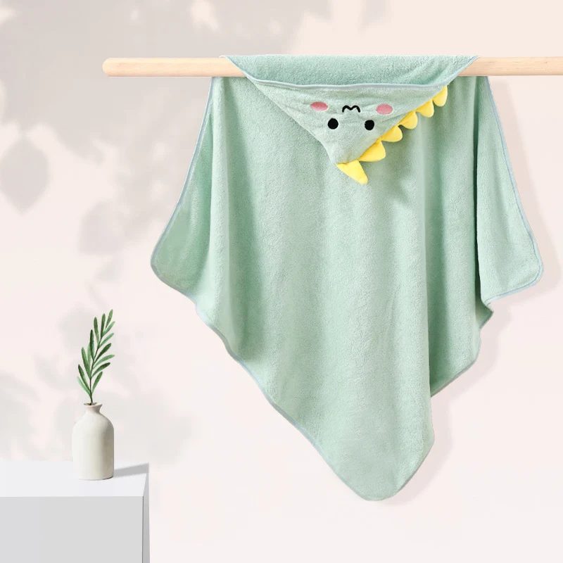 Cotton Blanket Swaddle Blanket Cotton Swaddle 1 pack cartoon animal baby swaddling blanket stroller blanket polyester hooded bathrobe