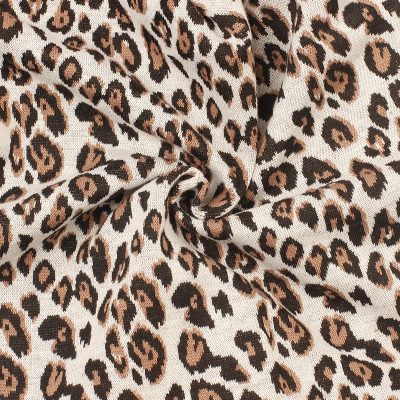 New Women Autumn Winter Leopard print Warm Beanies Skullies Adult Casual Outdoor Sport Hat Soft Brand Knit Cotton Female Bonnet 5