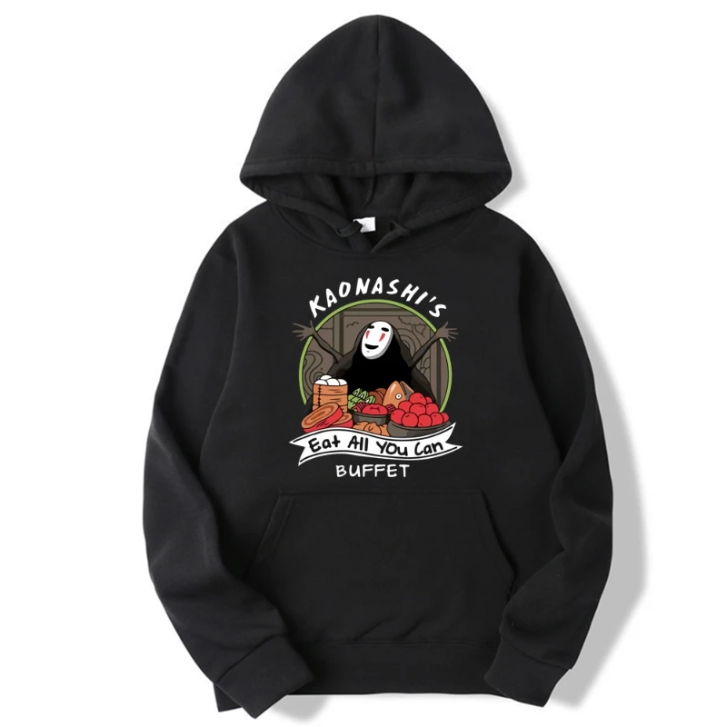 

Fashion Japanese Anime S-Spirited Aways Hoodie Casual Graphic Long Sleeve Sweatshirt Tops