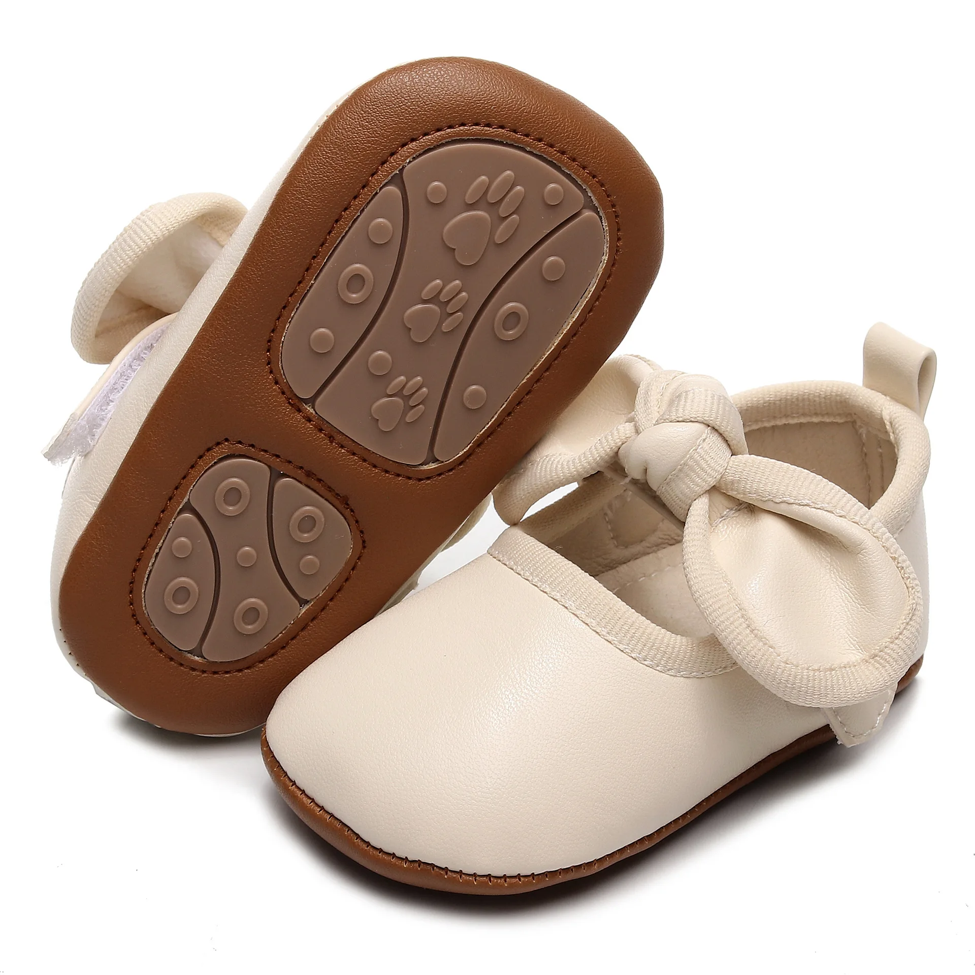 

Korean Style Baby First Steps Walkers Shoes PU Leather Solid Color Kids Infant Toddlers Fashion Footwear Party Shoes Autumn