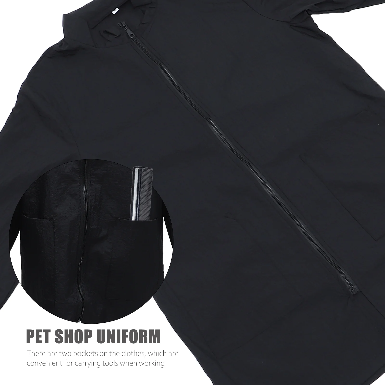 

Grooming Smock Women's Tunics Pet Grooming Work Clothes Apron Pet Beautician Clothes Haircutting Grooming Bathing Uniform Sleeve