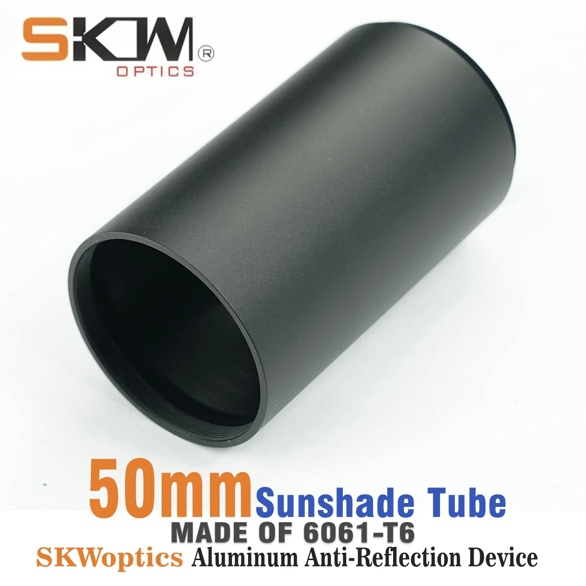 SKWoptics-Anti-Reflective Rifle Scope Sunshade Tube 50mm
