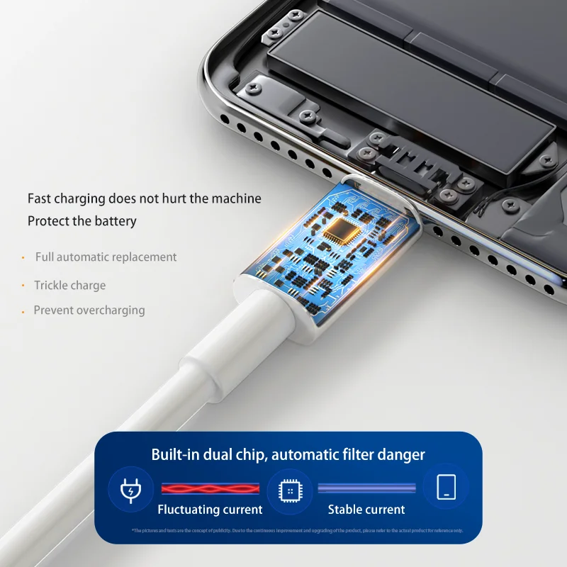 6A USB Type C кабел за данни 66W кабел за бързо зареждане за Huawei P40 Mate 30 Samsung S21 Xiaomi POCO Oneplus Realme Android модели