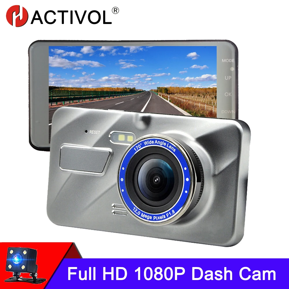 

Car DVR Dash Cam Video recorder Rear View Dual Camera Full HD Car Camera 3.6"Cycle Recording Night Vision G-sensor Dashcam dvr