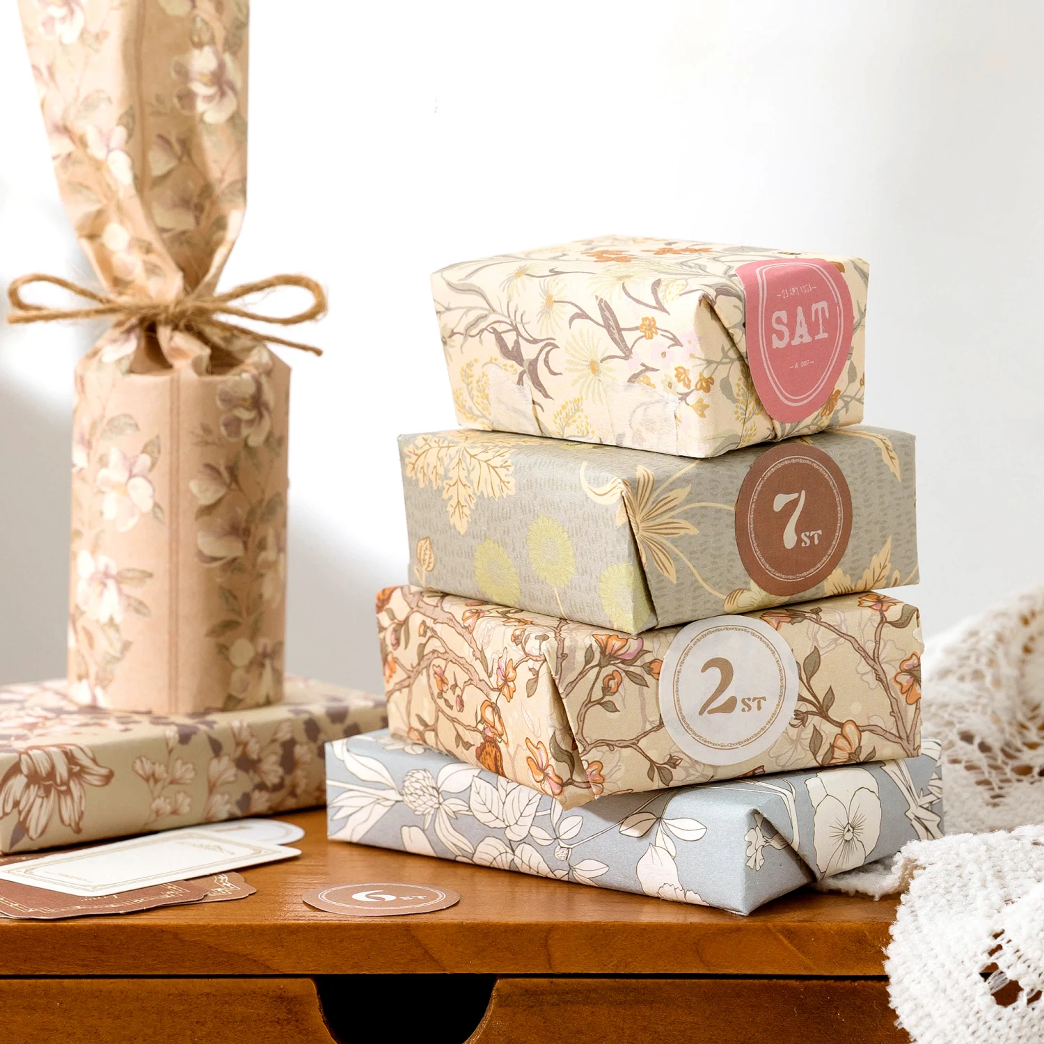 Floral Handmade Paper 5