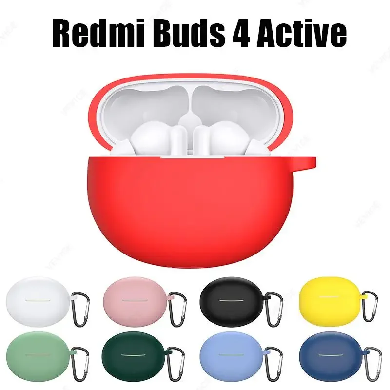 

Redmi Buds 4 Active Wireless Headset Silicone Cover for Redmi Buds 4 Active Buds4 Active Buds 4 Active Cases Protective Sleeve
