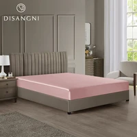 DISANGNI 22 Momme 6A Grade 100% Mulberry Silk Fitted Sheet, Oeko-Tex Certified, 1 Piece Luxury Soft Silk Fitted Sheet, Deep Pock 1