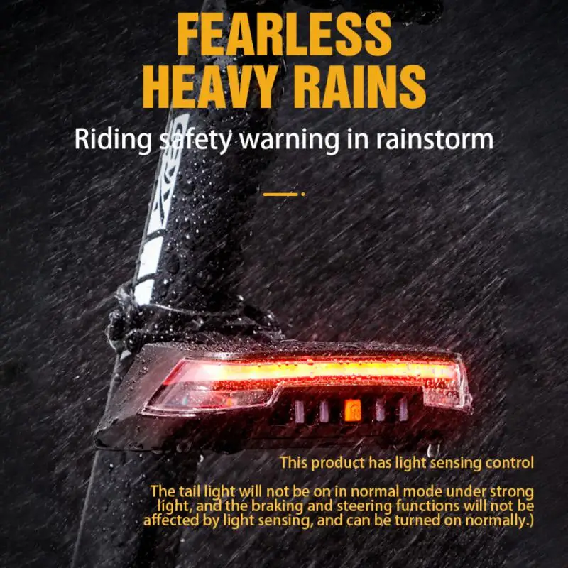 

Беспроводной задний фонарь с дистанционным управлением, сигнал поворота, умный индукционный задний фонарь, аккумуляторная сигнальная лампа, велосипедные аксессуары