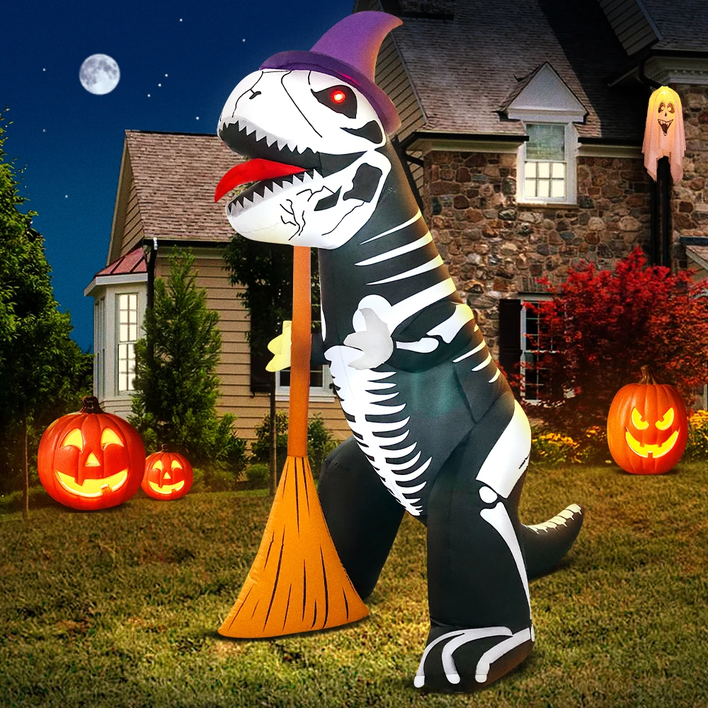 Halloween Grand Event Pumpkin Ghost Witch Inflatable Home Outdoor ...